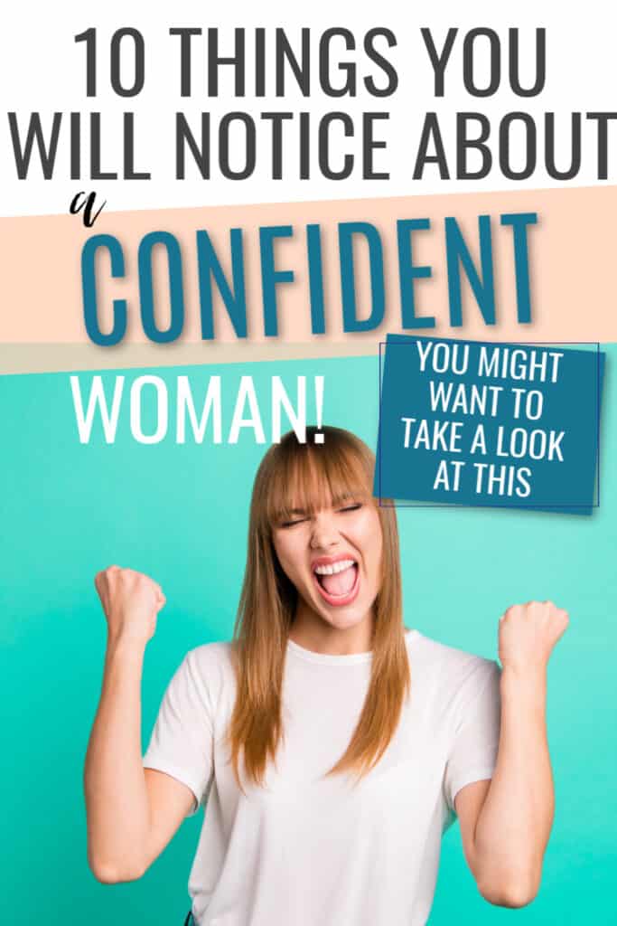 Signs of a confident woman