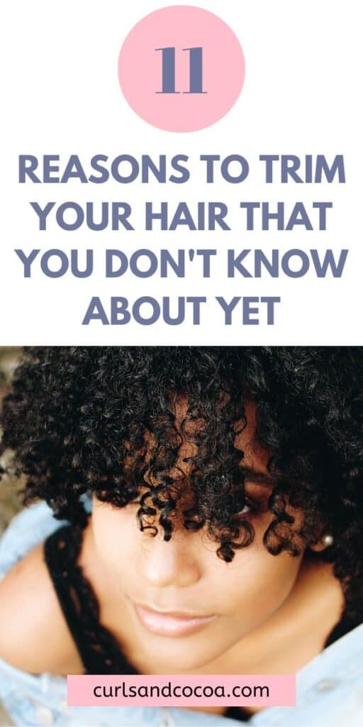 Learn the importance of trimming your natural hair