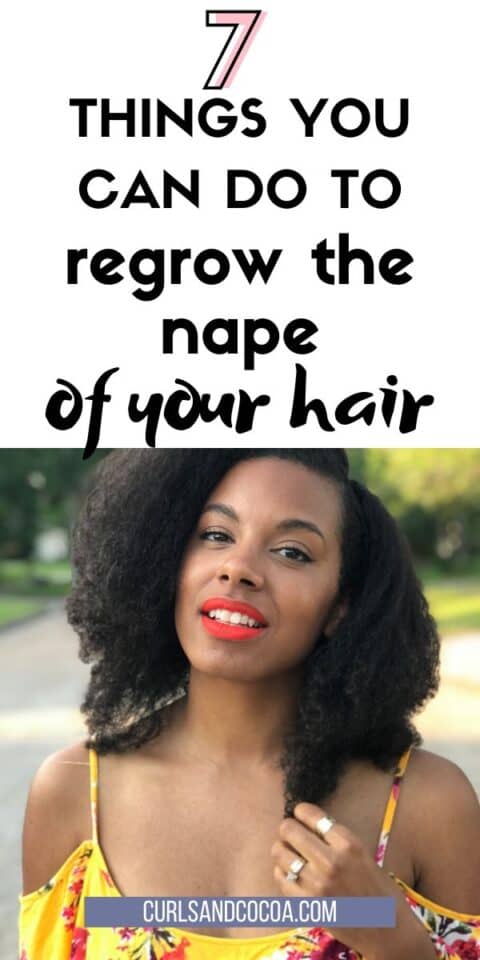 Nape Hair Growth In 7 Easy Steps - Curls and Cocoa