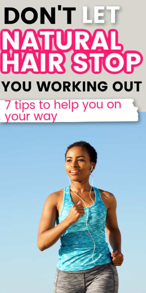 How you can workout with natural hair