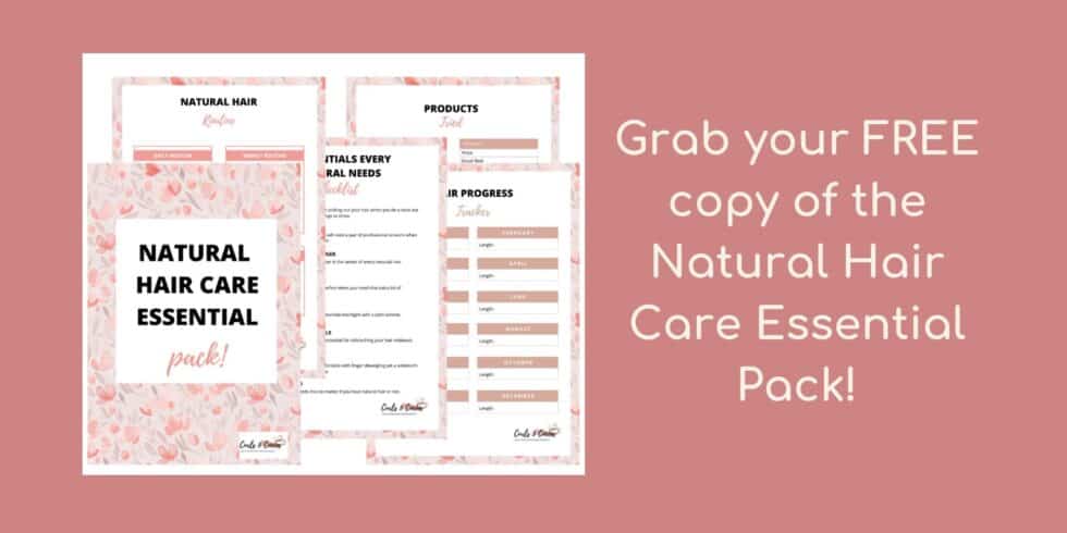 Natural hair care essential pack sign up