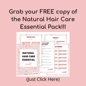 Natural hair care essential pack