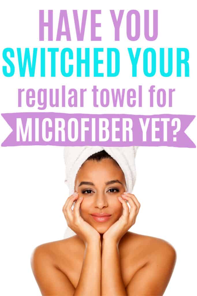 Microfiber towel for natural hair