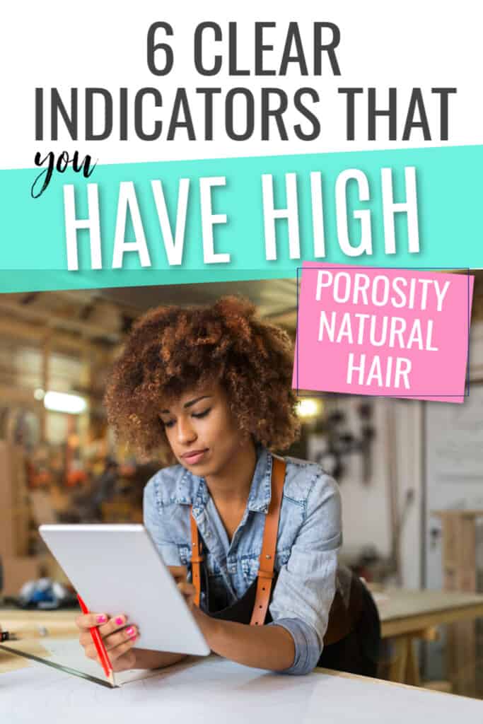 Signs that you have high porosity hair