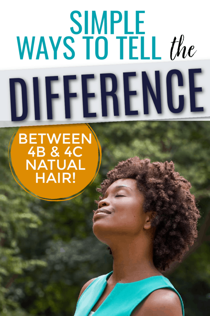 Difference between 4b and 4c natural hair