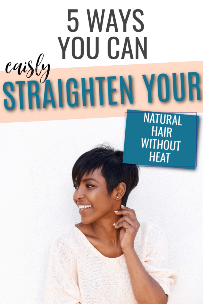 how to straighten curly hair without heat