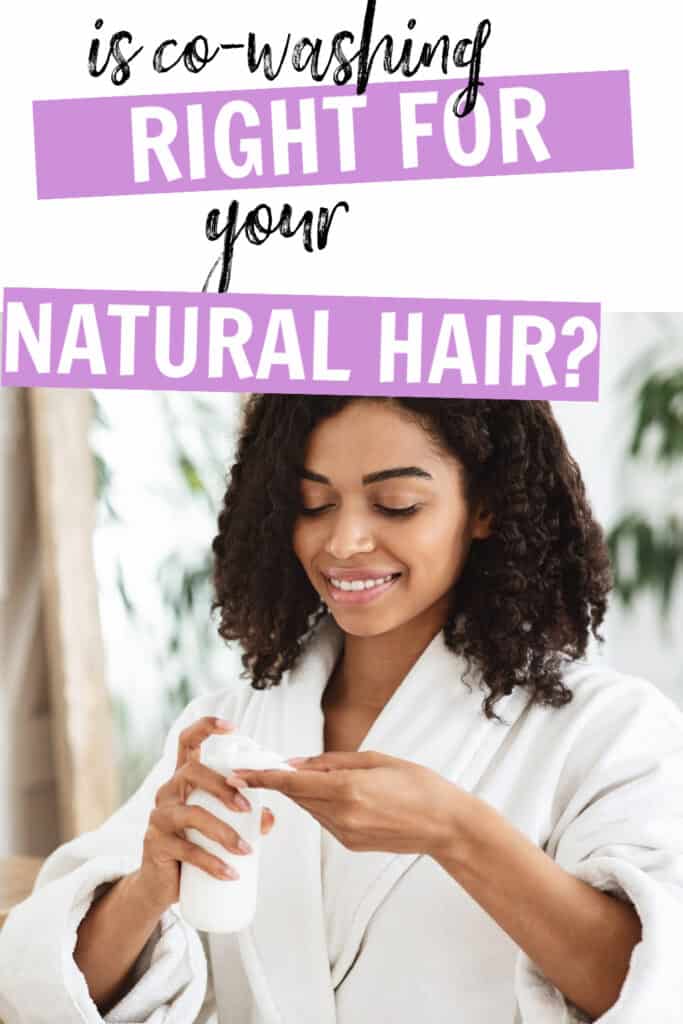 Co-washing natural hair