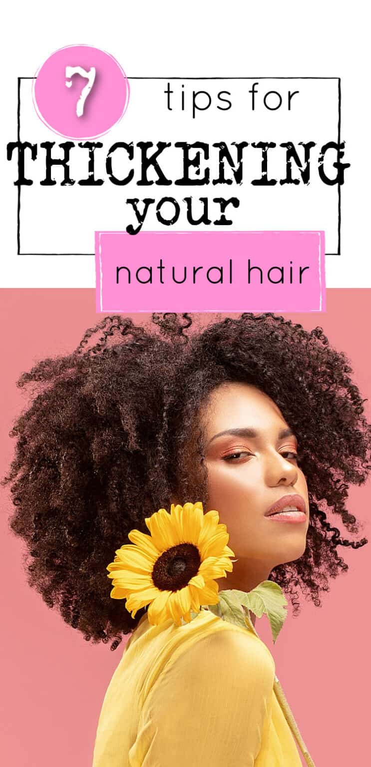 How To Thicken Natural Hair With 7 Simple Tips Curls and Cocoa