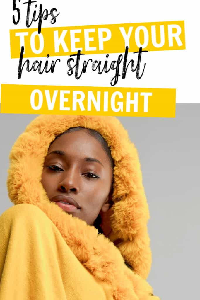 How to keep your hair straight overnight